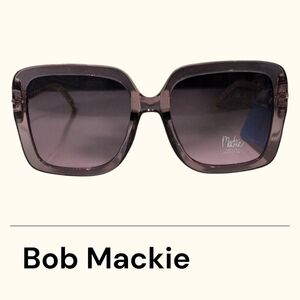 Bob Mackie Purple Fashion Sunglasses